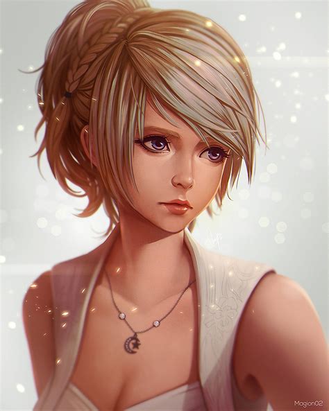 blonde short hair characters|35 Best Anime Girls with Short Hair, Ranked